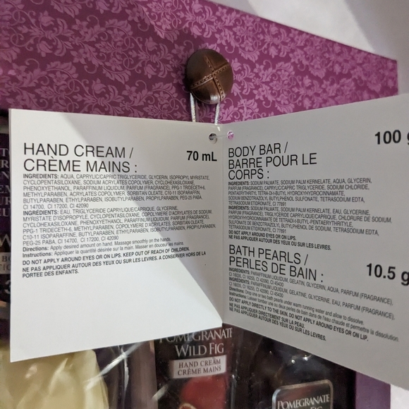 Factory sealed 5 piece fruit bath set body bar, lotion, gel, cream bath pearls - Picture 4 of 5